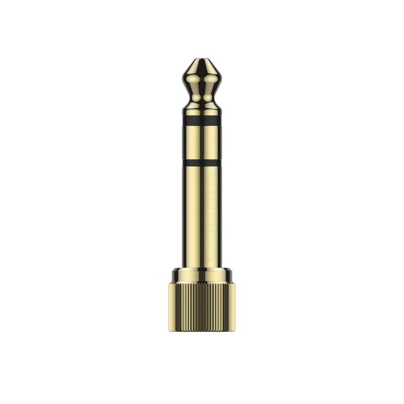 Screw-On Jack Adapter Plug, 3.5mm to 6.35mm, M8 Thread Type, for HD 505/HD 550/HD 560 S/HD 600/HD 620 S