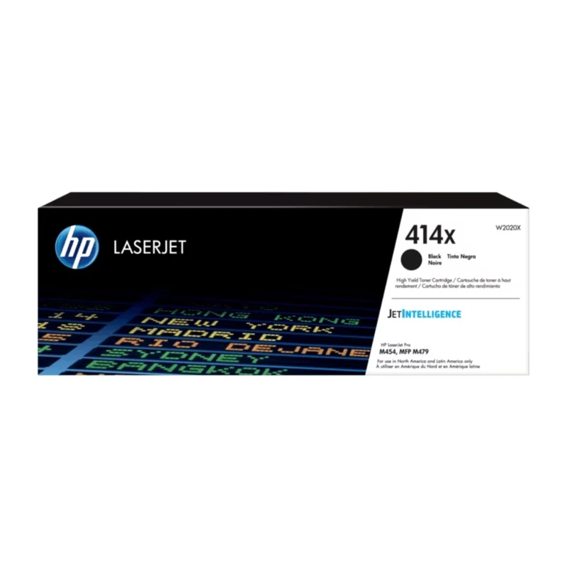 HP Tóner de Tinta Original 414X Negro, W2020X