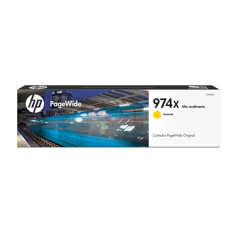 HP Cartucho de Tinta Amarillo PageWide HP 974X (L0S05AL)