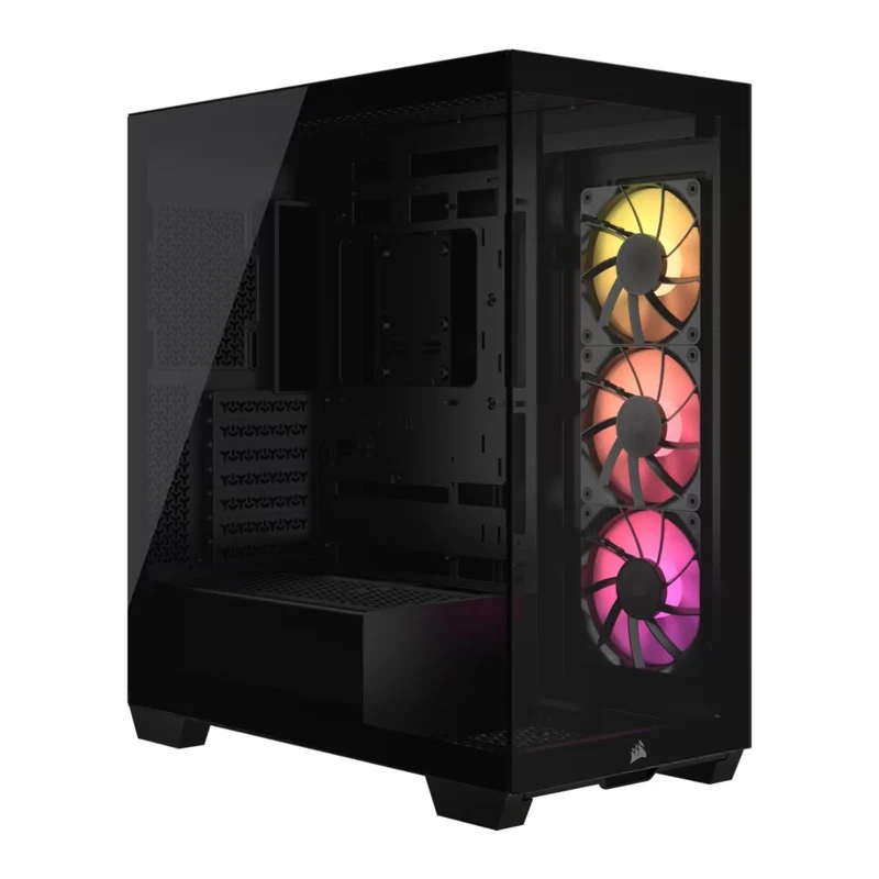 Corsair Case para PC Semitorre con 3 Ventiladores, 3500X ARGB