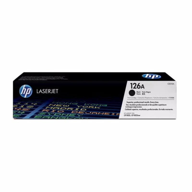 HP Tóner Negro 126A (CE310A) 1,200 Páginas