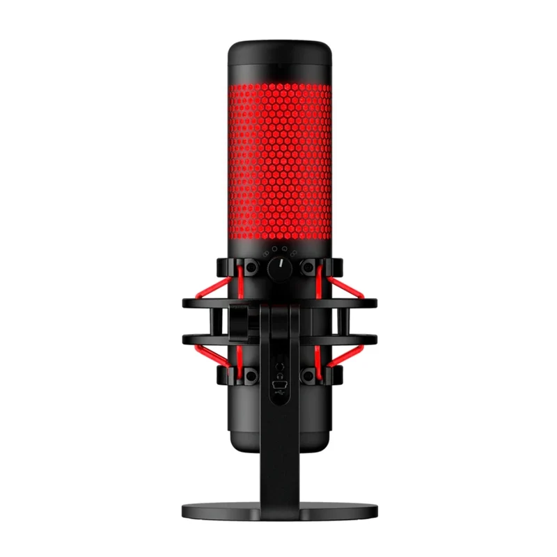 HyperX Micrófono Alámbrico de Condensador Gaming USB QuadCast