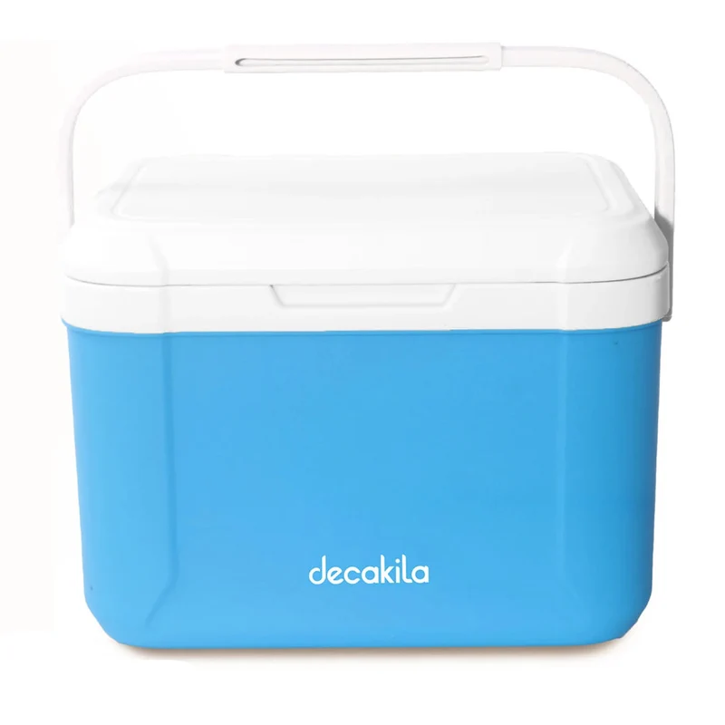 Decakila Hielera Plástica Cuadrada, 5 Litros