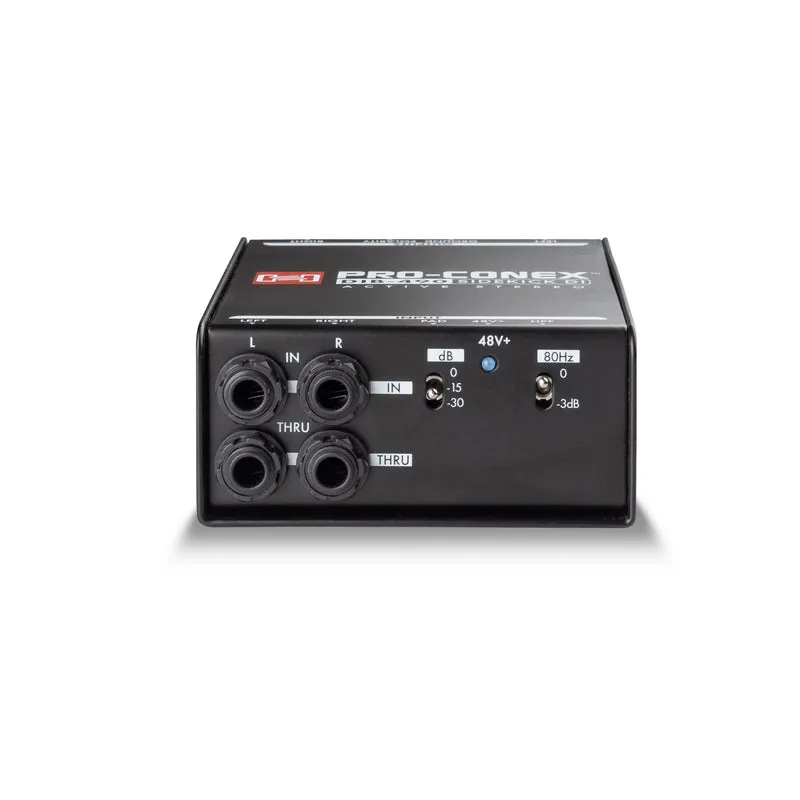 Hosa Pro-Conex Sidekick Active Stereo Direct Box – DIB-490