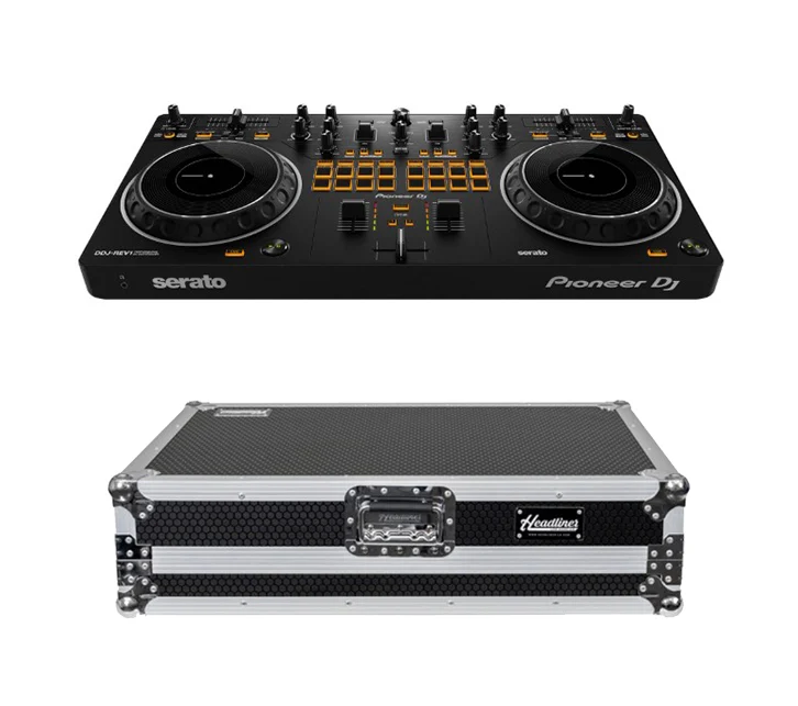Pioneer DJ DDJ-REV5 DJ Controller + Headliner DJ Controller Flight Case