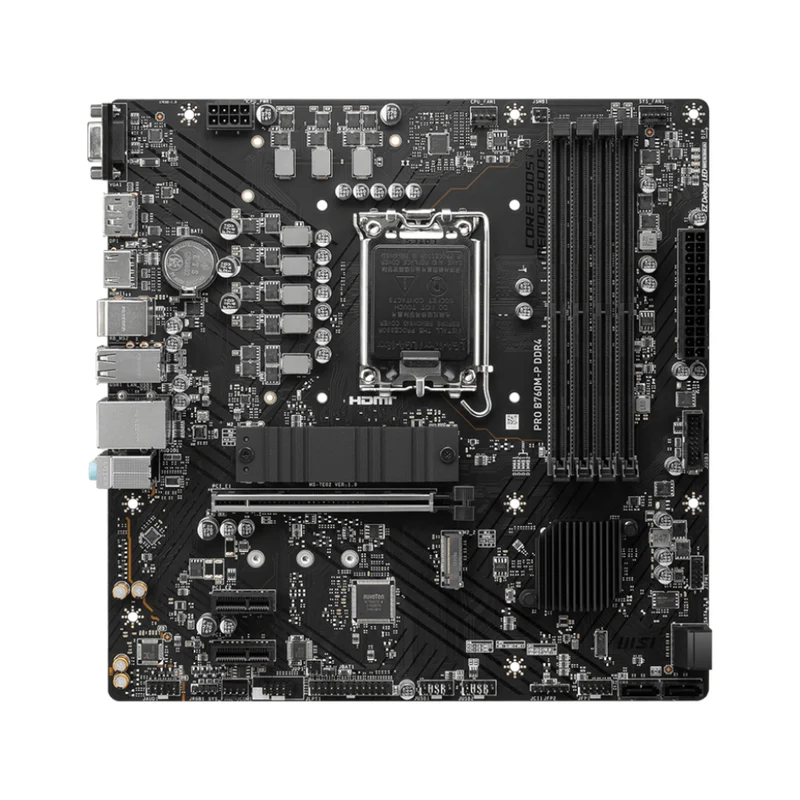 MSI Tarjeta Madre Pro B760M-P DDR4, 911-7E02-016