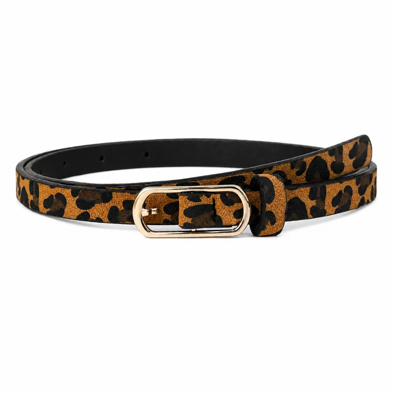 Miomu Faja Delgada para Mujer, Leopardo Elegante