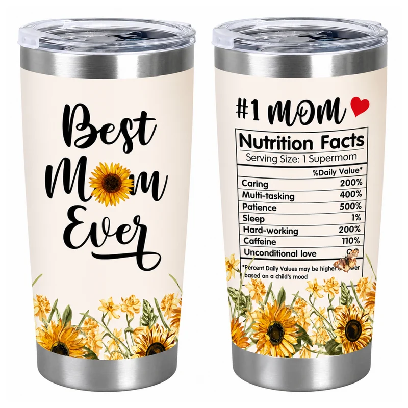 Miomu Vaso Térmico 20oz, Mamá de Acero