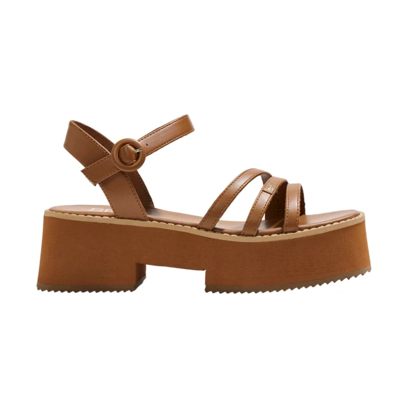 Promise Sandalias de Plataforma Cirene Café, para Mujer