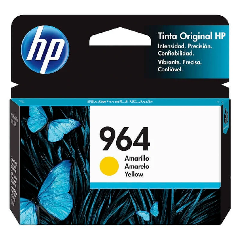 HP Cartucho de Tinta Original Amarillo 964 (3JA52AL)