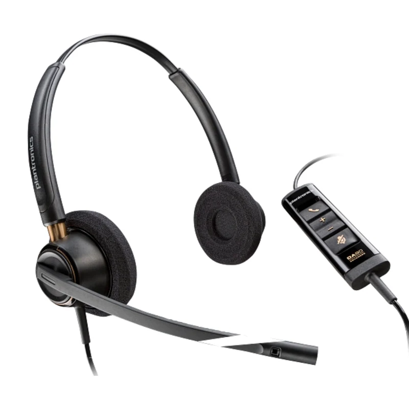 Poly Audífonos Alámbricos de Diadema EncorePro 525, 783R3AA