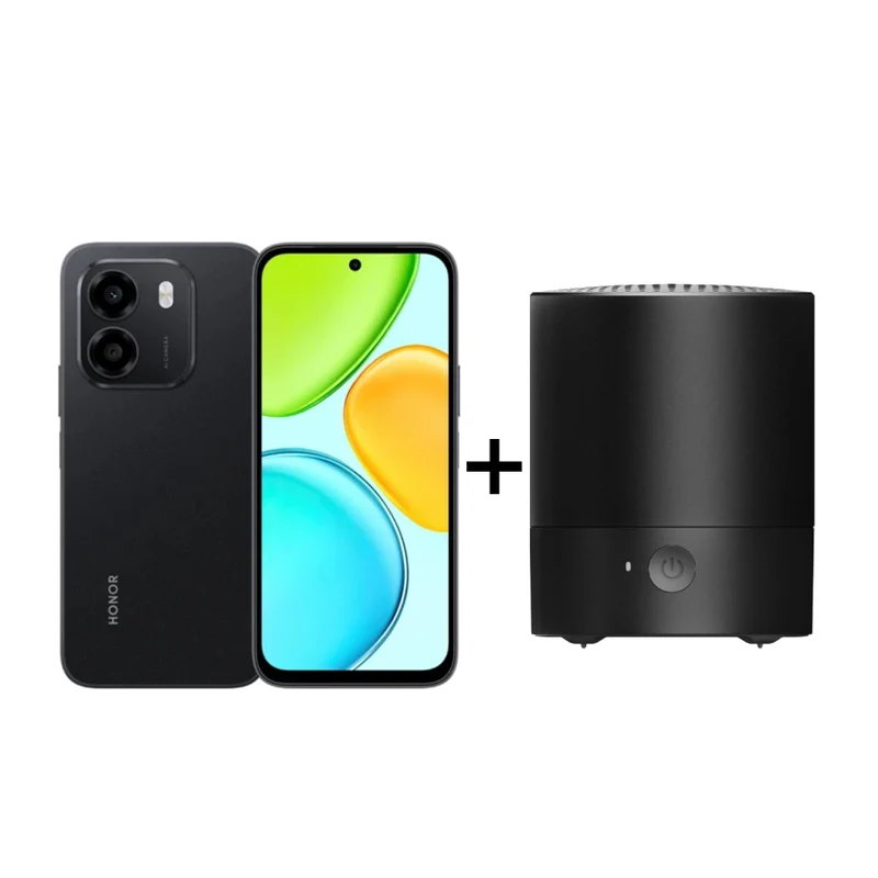 Honor Teléfono Celular X6E, 256GB + Parlante Mini Inalámbrico Portátil Choice