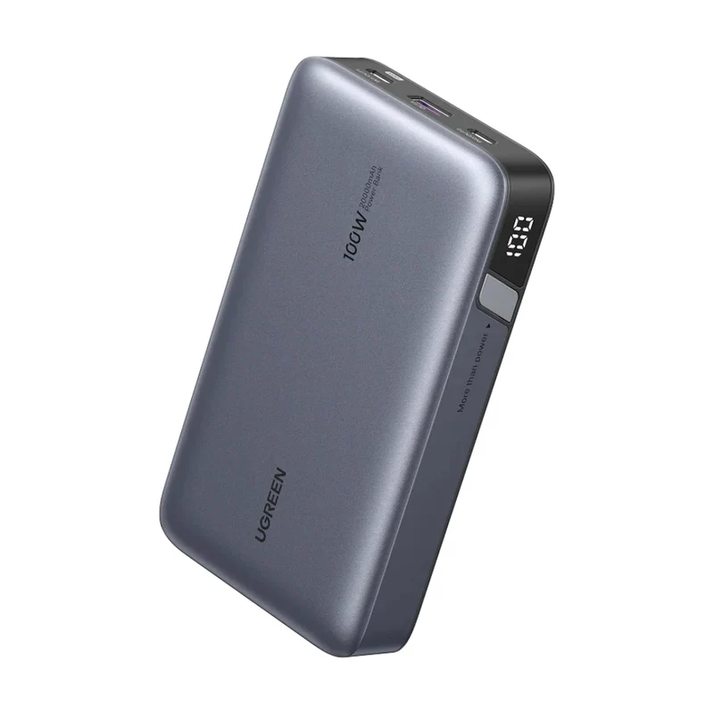 Ugreen Power Bank Batería Externa Carga Rápida USB C con Pantalla LED 20,000 mAh 100W, 25188
