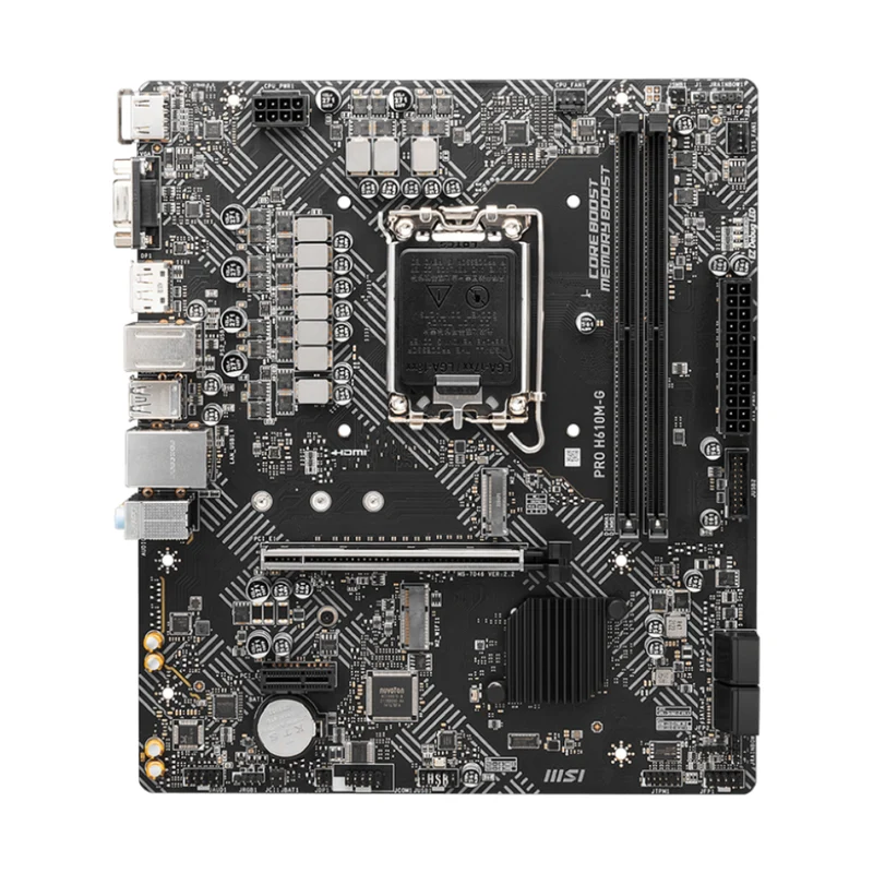 MSI Tarjeta Madre Pro H610M-G DDR5, 911-7D46-204