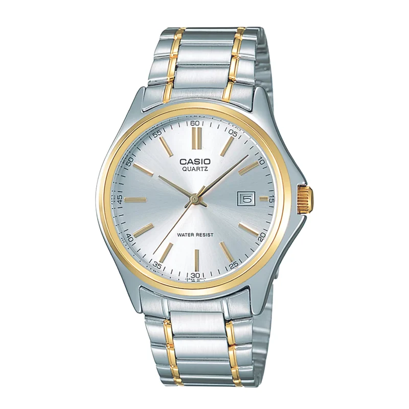 Casio Reloj Análogo para Hombre Acero Inoxidable, MTP-1183G-7A