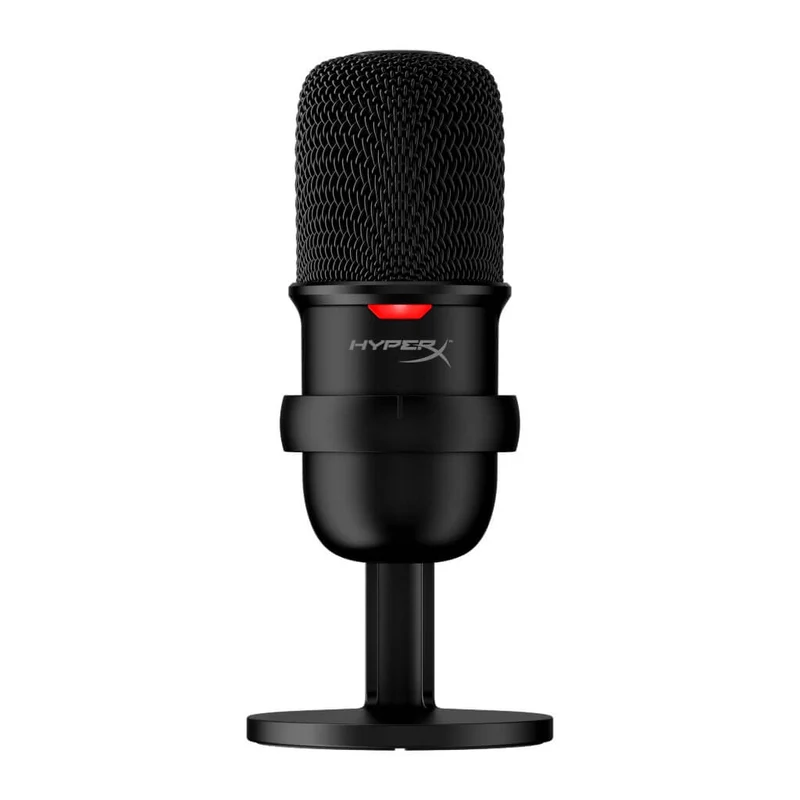 HyperX Micrófono Alámbrico de Condensador para Streaming SoloCast, 4P5P8AA