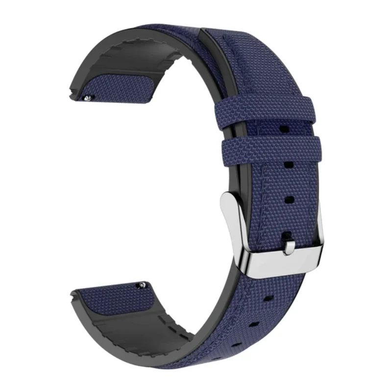 Kieslect Correa de Nylon y Silicona para Smartwatch, 22 mm