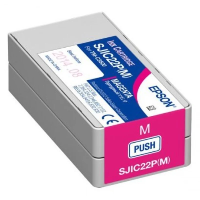 Epson Cartucho de Tinta Magenta (SJIC22P)