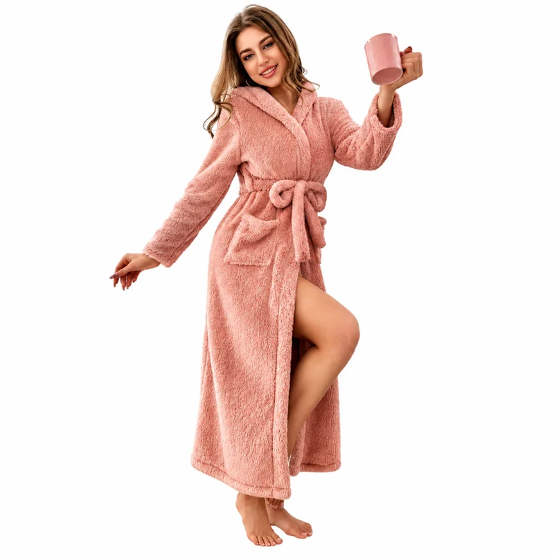 Miomu Bata para Mujer, Rosa Amore