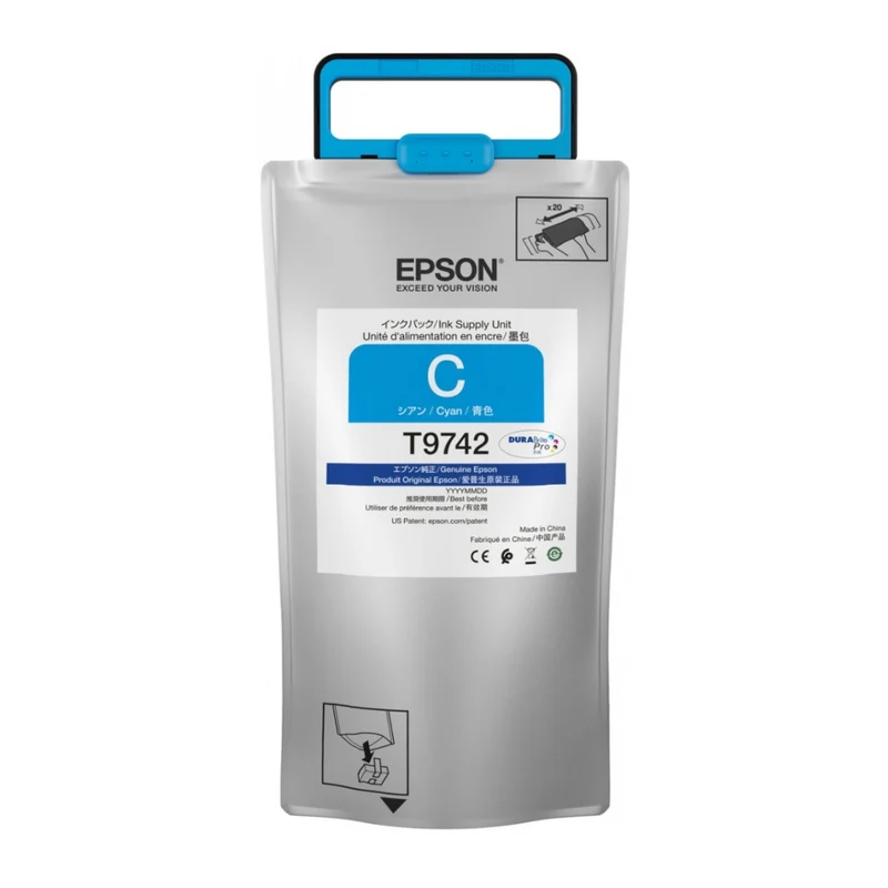 Epson Cartucho de Tinta Cian T974 Durabrite Pro, T974220