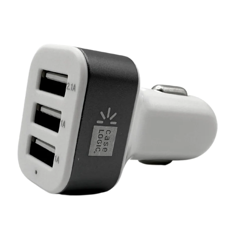 Case Logic Cargador para Carro 3 Puertos USB 20 W, CL-OP-V4-004-AC