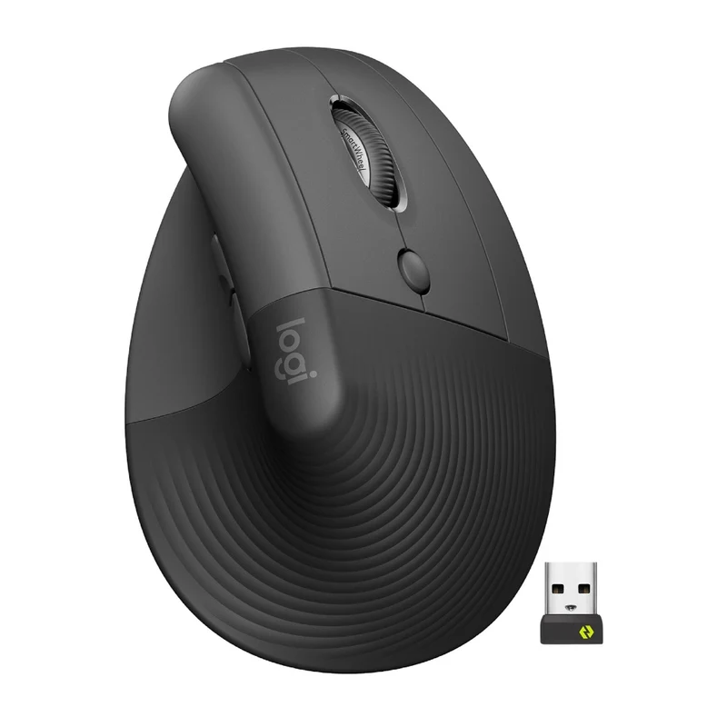 Logitech Mouse Inalámbrico Ergonómico Lift Vertical para Derechos