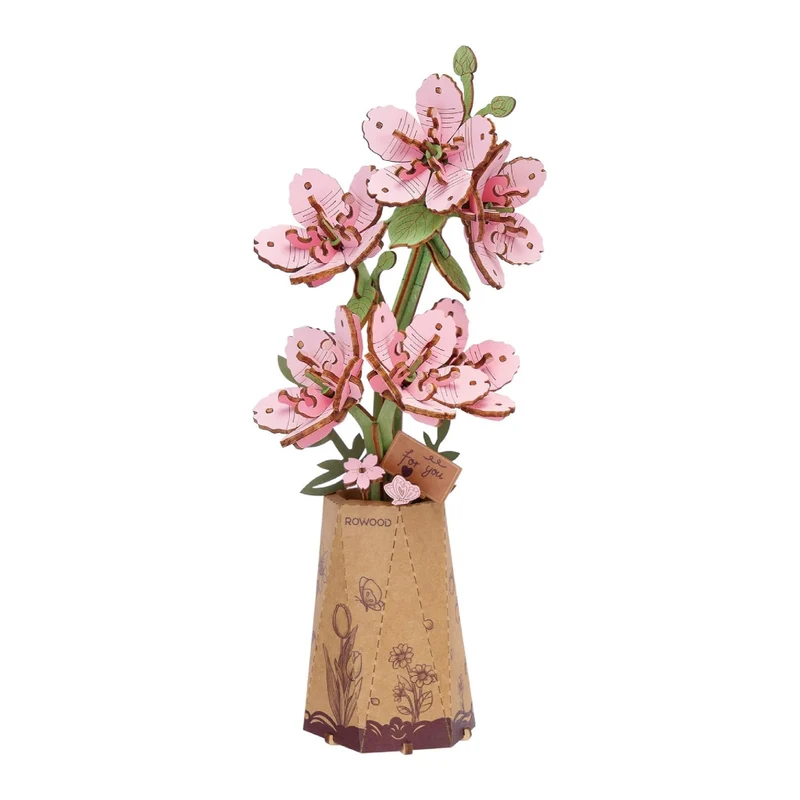 Miomu Rompecabezas de Madera 3D Flor de Sakura Robotime
