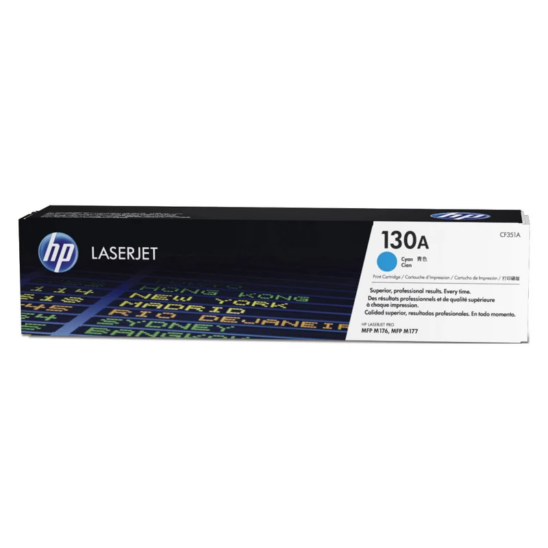 HP Tóner Cian 130A (CF351A) 1,000 Páginas