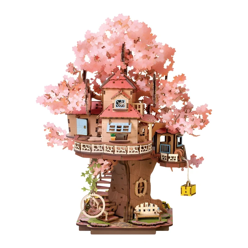 Miomu Rompecabezas 3D Casa de Arbol Sakura Robotime