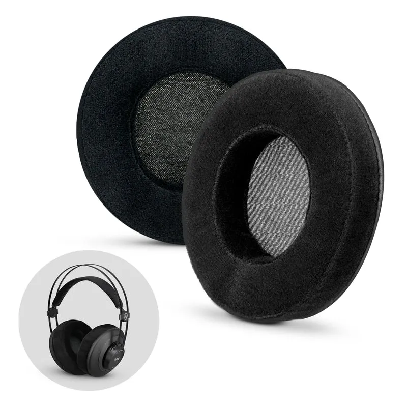 Auricolari in memory foam per cuffie - rotondi - in velluto