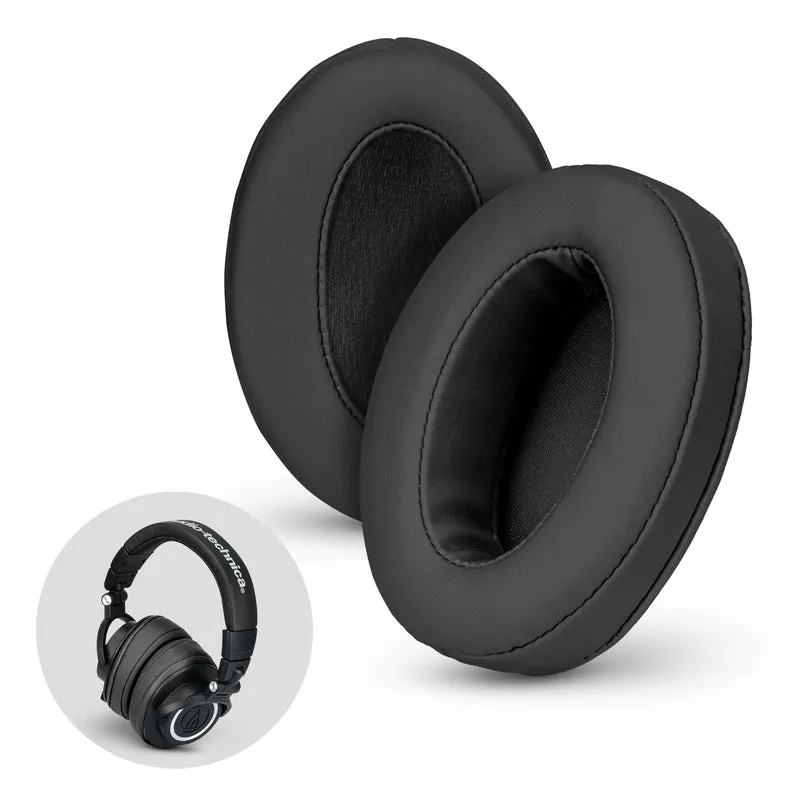 Auricolari ovali angolati in memory foam per cuffie