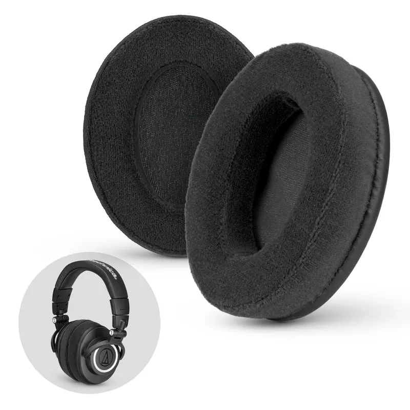 Auricolari di ricambio ovali in velluto - Adatto a molte cuffie