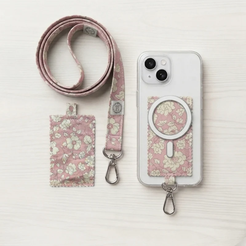 LACCIO PORTA CELLULARE HM - PETALI DI SETA