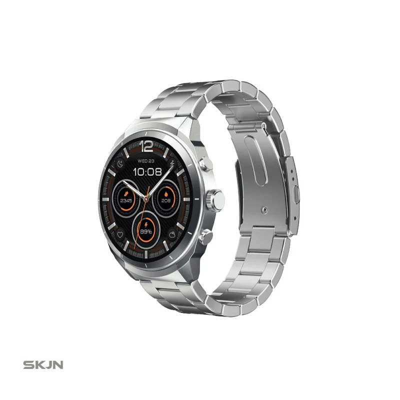 SKJN Smart Watch Kron - 1.43" AMOLED - SILVER INOX