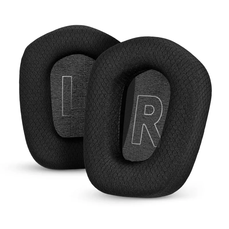 Cuscinetti auricolari in tessuto a rete per cuffie Logitech G733, G335 e G535, tessuto a rete traspirante e memory foam di alta qualità