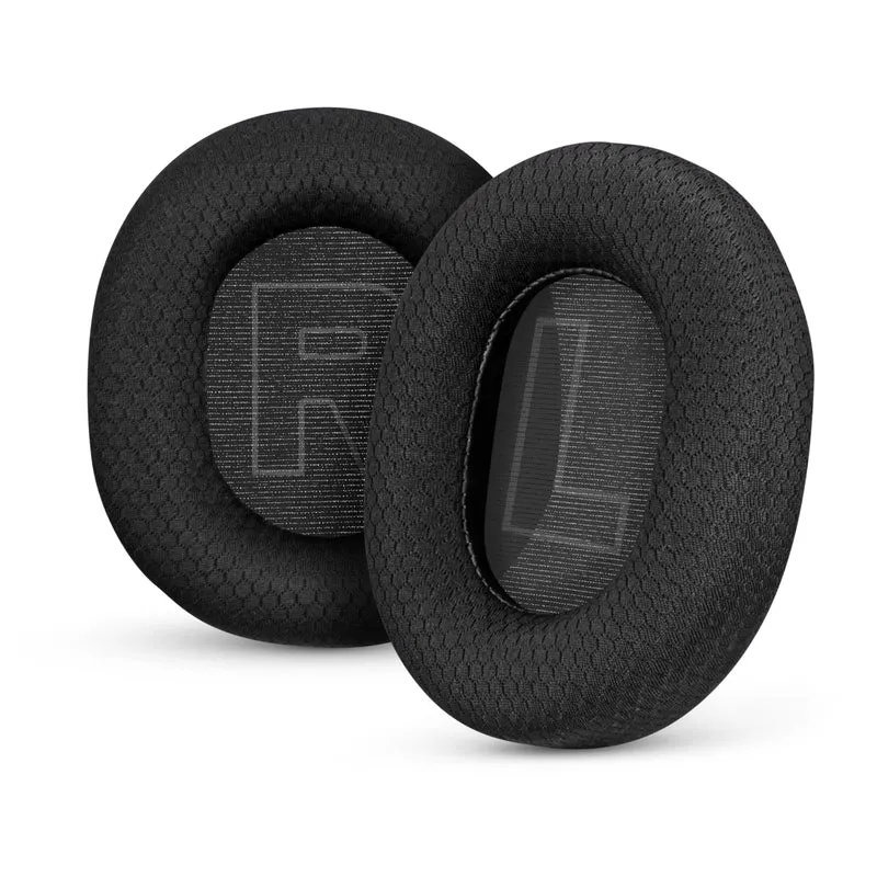 Cuscinetti auricolari in tessuto per cuffie Steelseries Arctis Nova Series 1/P/X, 3, 5/P/X, 7/P/X, PRO e PRO per Xbox, tessuto a rete traspirante e memory foam di alta qualità