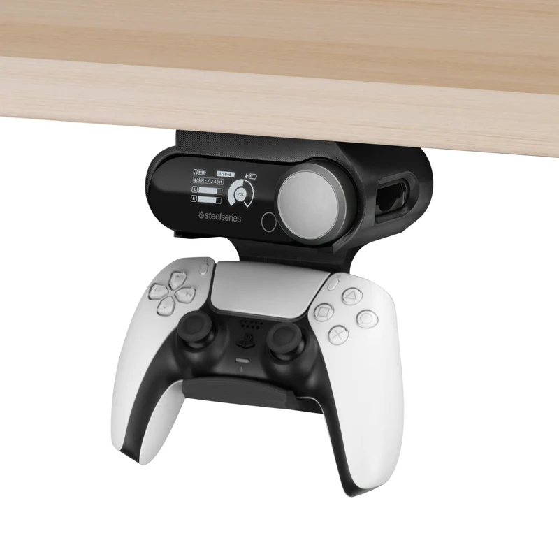Supporto da scrivania e gancio per controller di gioco per SteelSeries Arctis Nova Pro Wireless, Nova Pro Omni e Nova Elite Base Station.