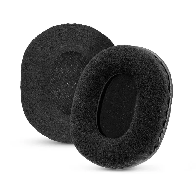 Cuscinetti auricolari di ricambio in velluto per cuffie Audio Technica ATH-M50X, M50xBT, M50RD, M40X, M30X, M20X. Morbido velluto e memory foam per un comfort extra.