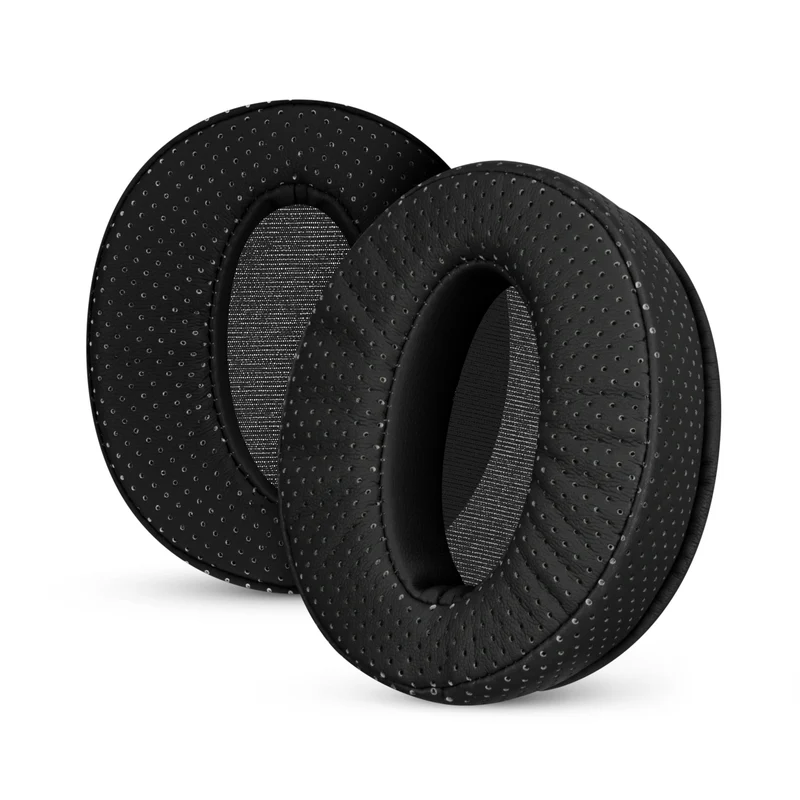 Cuscinetti auricolari perforati di ricambio per Sennheiser HD4.50BT HD4.50BTNC HD450BT HD4.50SE HD4.40BT HD4.30G HD4.20S HD458BT HD450 HD400S e HD 350BT - Pelle PU e memory foam