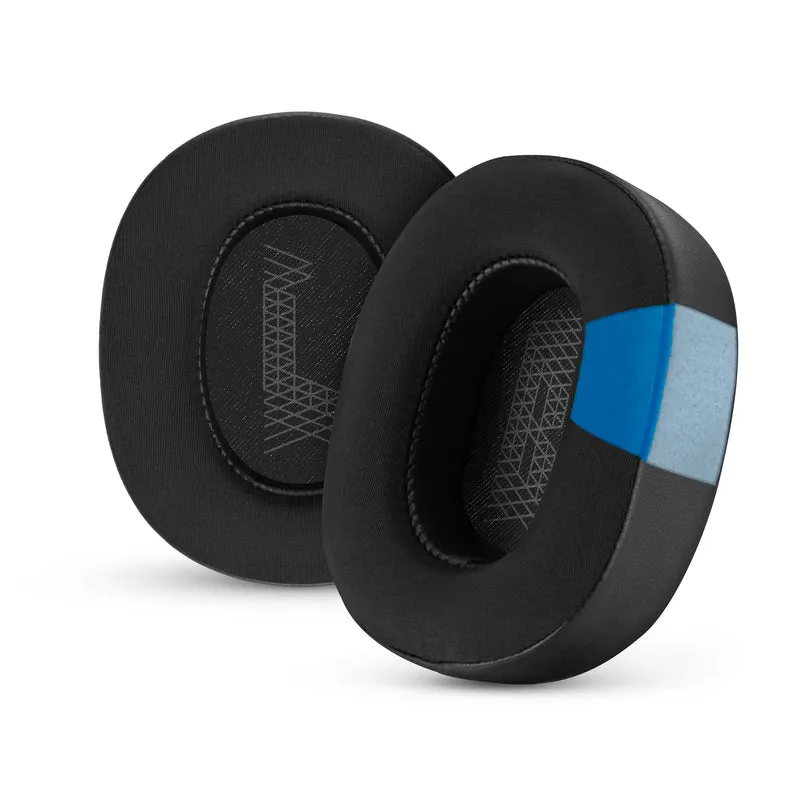 Cuscinetti auricolari ibridi per cuffie JBL E65 (E65BT E65BTNC), Live 650 (650NC 650BTNC), Live 660 (660NC 660BTNC) e Duet NC, Cool Gel, tessuto super morbido, pelle PU e memory foam più spesso