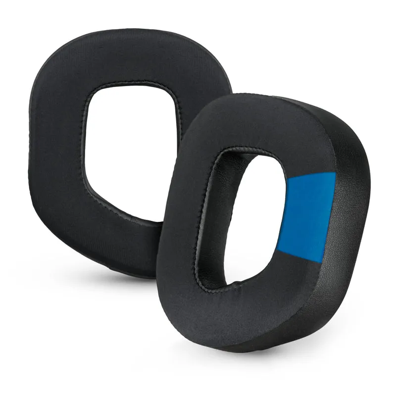 Cuscinetti auricolari ibridi per cuffie da gioco Corsair HS80 RGB wireless, cablate e HS80MAX, gel morbido e fresco, tessuto super morbido, con pelle PU e memory foam più spessa