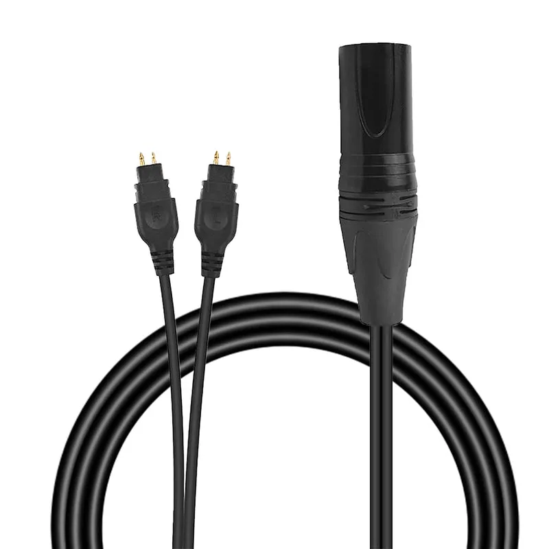 Cavo audio HIFI XLR di ricambio per cuffie Sennheiser HD600, HD650, HD660s e HD580, connettori XLR doppi da 2 pin a 4 pin