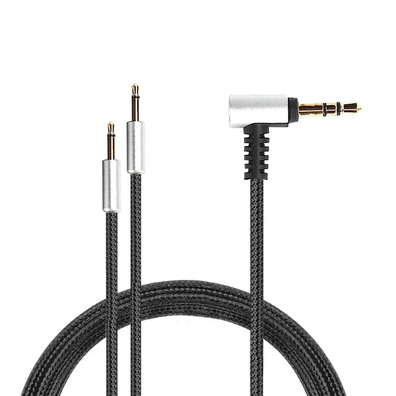 Cavo di ricambio per Hifiman HE400S, HE-400I (versione con spina da 2.5 mm), HE560, HE-350, HE1000, HE1000V2 + cuffie Sennheiser HD202 e HD212, da 3.5 mm a doppio 2.5 mm - 1.2 M / 47"