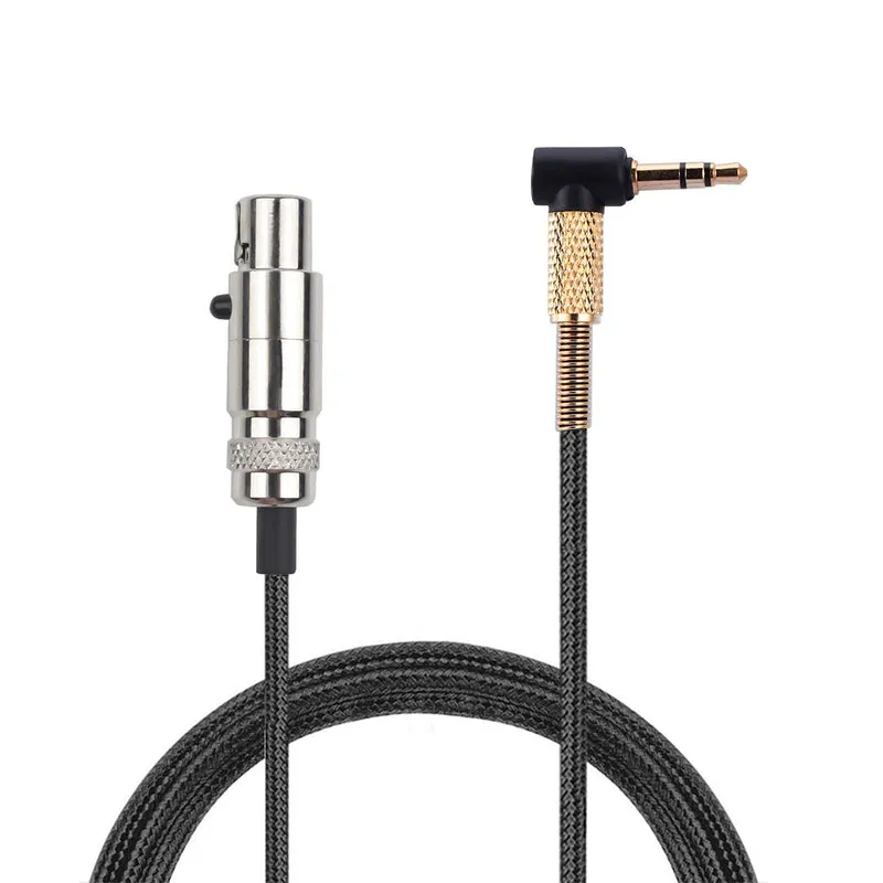 Cavo intrecciato di ricambio per AKG K702, K271s, K240s, K712 e Q701, con connettore audio da 3.5 mm a mini-XLR - 1.2 M / 47"