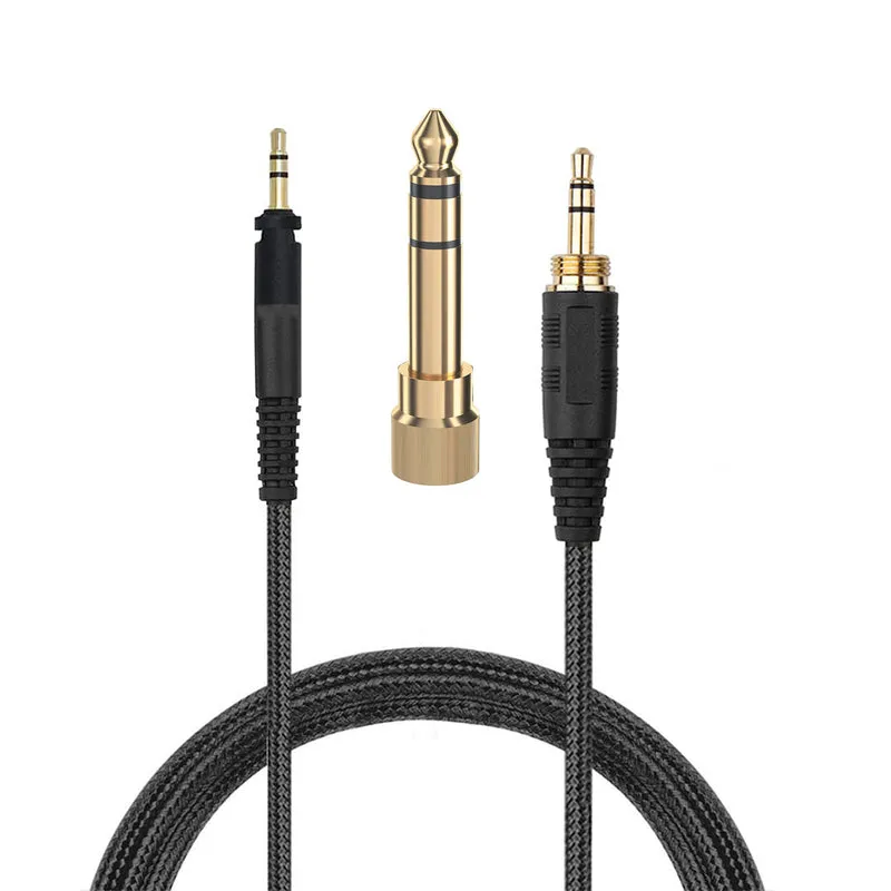 Cavo di ricambio per cuffie Shure SRH840, SRH940, SRH440 e SRH750DJ, con adattatore da ¼" (6.35 mm) - 1.5 m - intrecciato