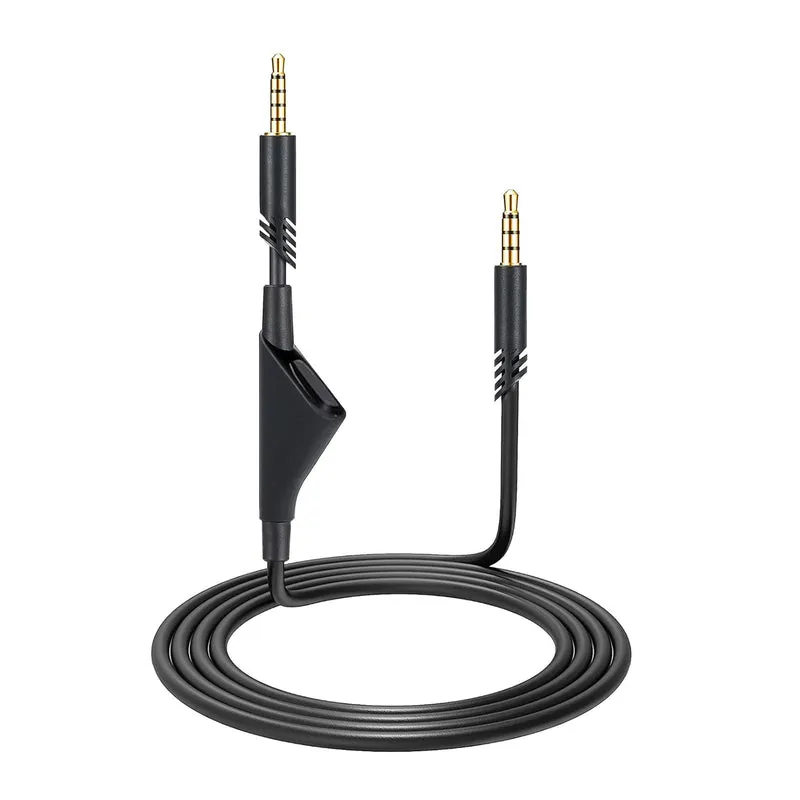 Cavo audio di ricambio per cuffie Logitech Astro A10, A30, A40, A50 con controllo mute in linea - 2M / 78"