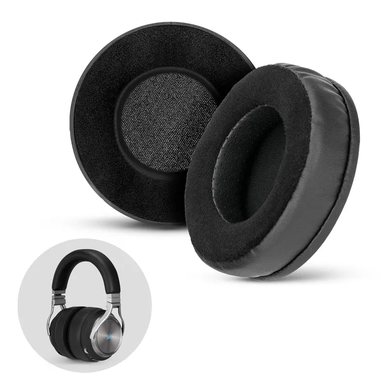 Cuscinetti spessi ibridi per cuffie Corsair Virtuoso RGB (wireless/XT/SE) - Memory Foam con materiale ibrido in velluto e pelle PU
