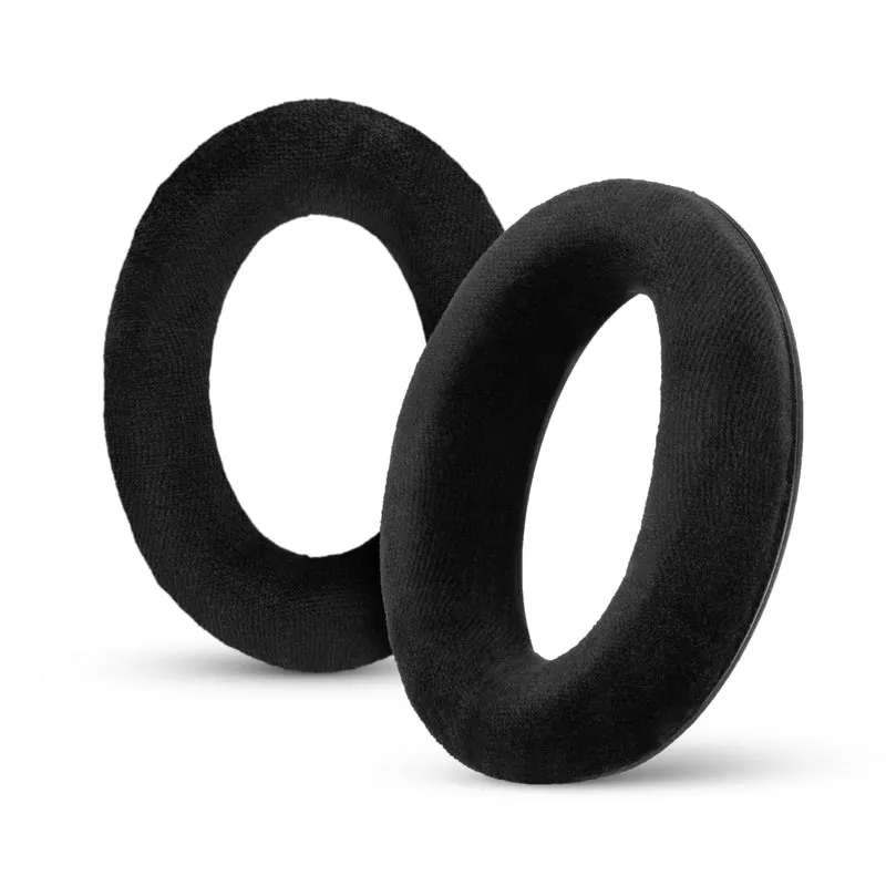 Cuscinetti di ricambio per cuffie Sennheiser HD598 (CS/SE/SR), HD599, HD558, HD518, HD595, HD569, HD579, HD560S, HD555, HD515, HD559, velluto nero