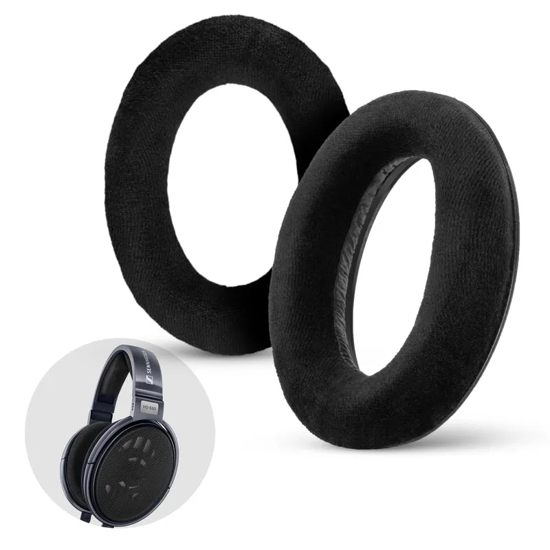 Cuscinetti di ricambio per cuffie Sennheiser HD600, HD650, HD660S, HD525, HD535, HD545 e Massdrop HD58X, HD6XX - Morbidi cuscini in velluto per un comfort extra