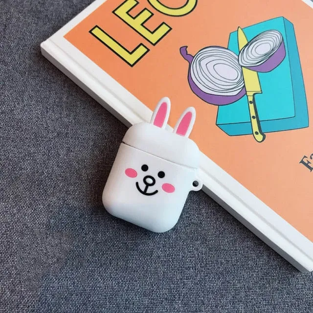 Cartoon Case For Apple AirPods Silicone